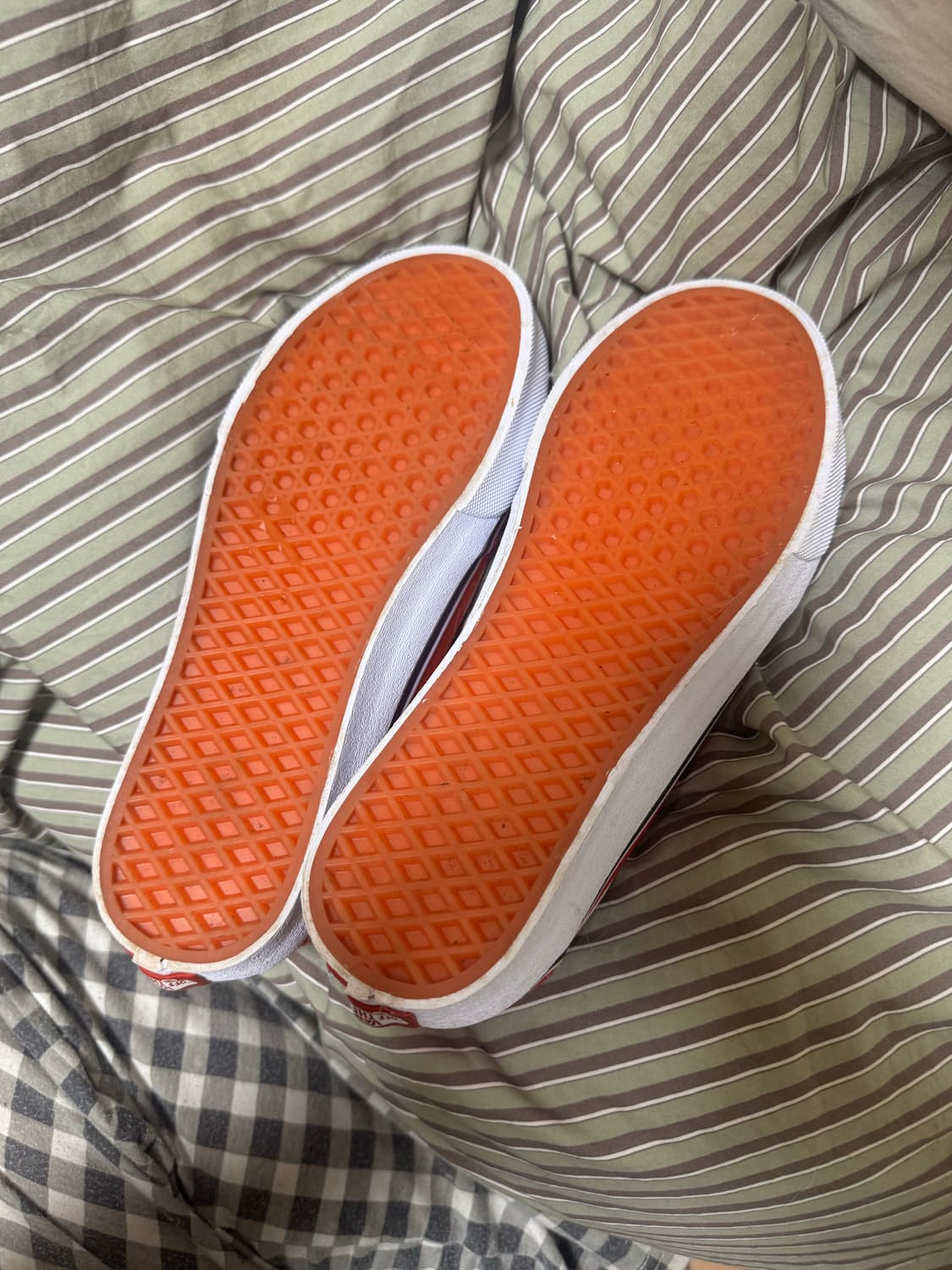 반스 V362 스탠스 레드/화이트 스니커즈 250mm  상품이미지4