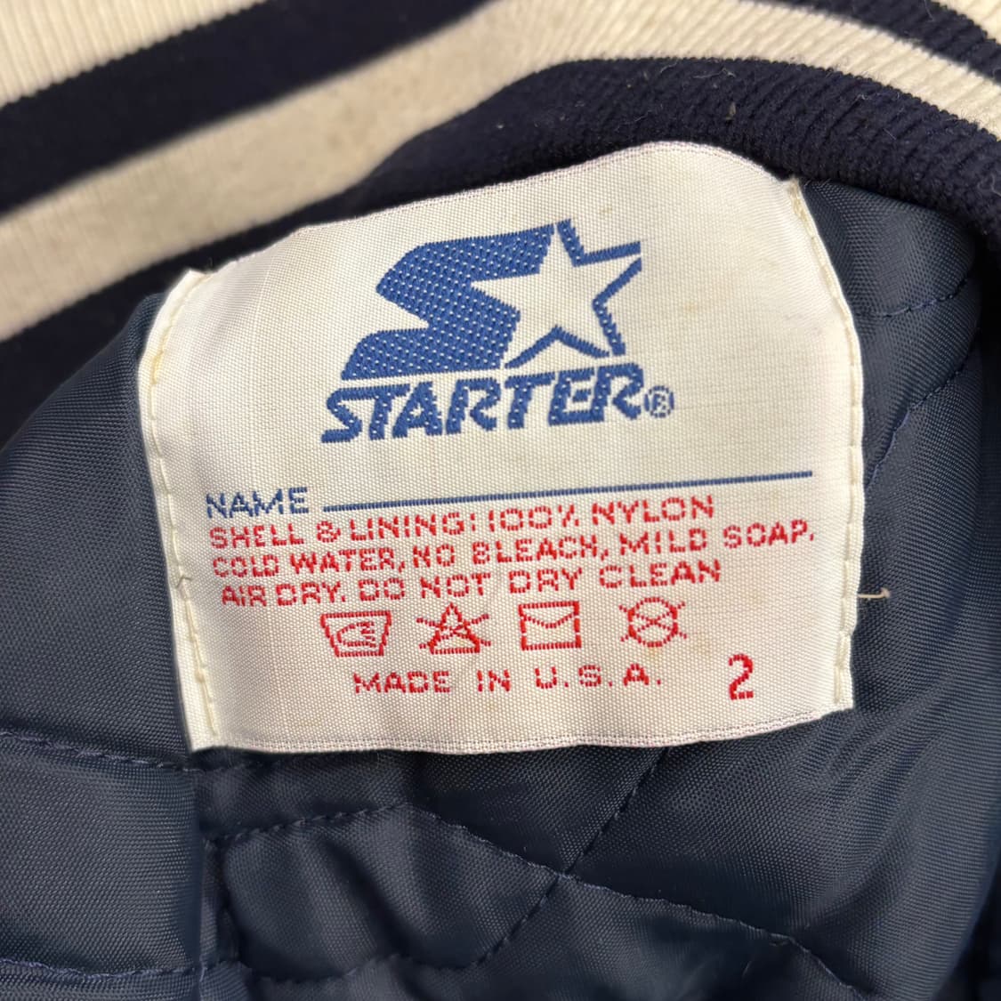 L 80s-90s 스타터 뉴욕 양키스 새틴 자켓 상품이미지5