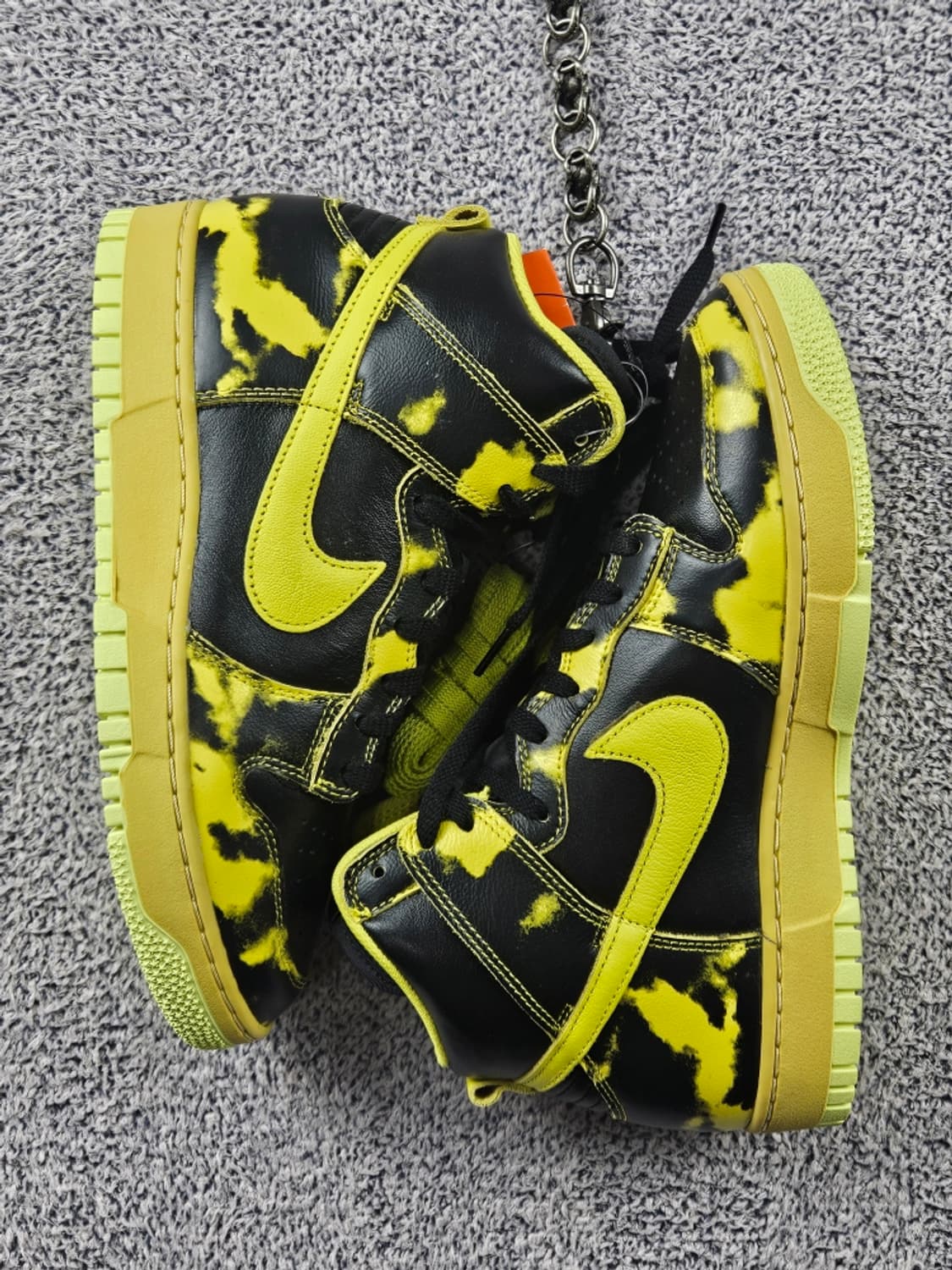 나이키 덩크하이 SP 옐로우애시드워시 스니커즈 (260MM)/ 10785 상품이미지3