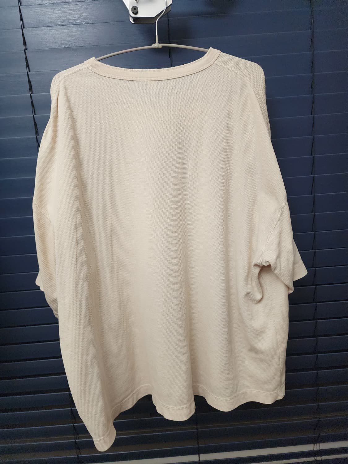 GU 와플 헨리넥 XXL 베이지 상품이미지4