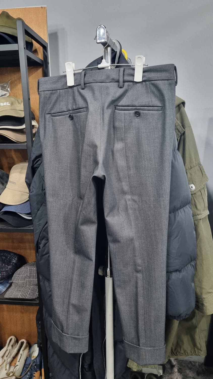 시스템 남성용 뒷라인 슬랙스 32(허리단면42, 총장91) 상품이미지3