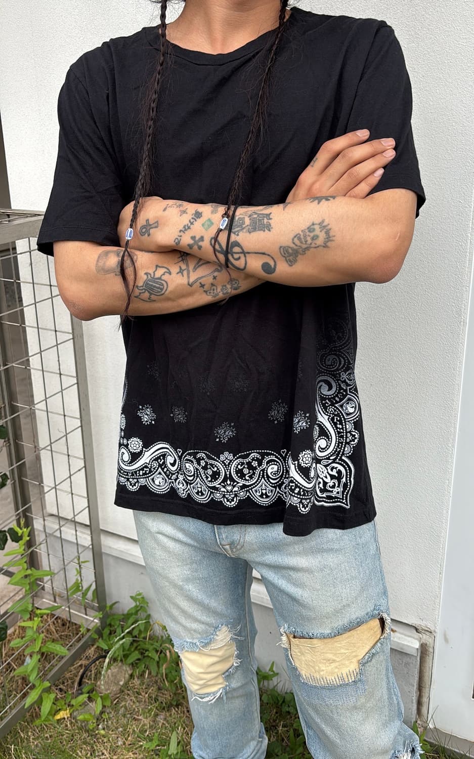 Black Bandana Tee 상품이미지4
