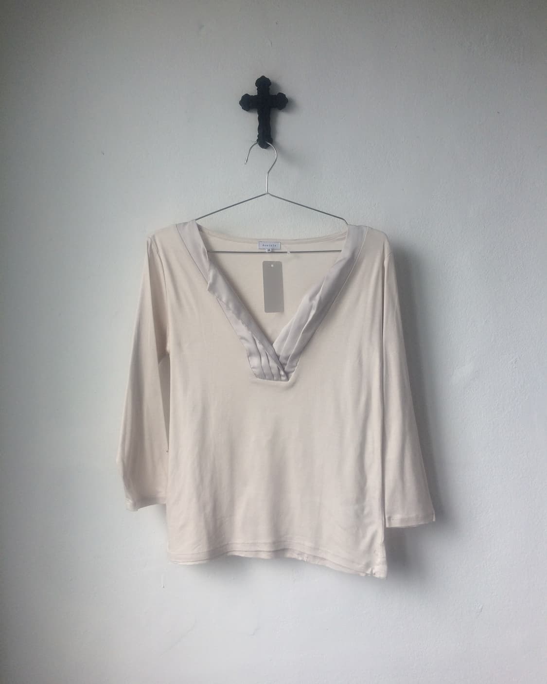 Glossy pin layered sleeve 상품이미지2