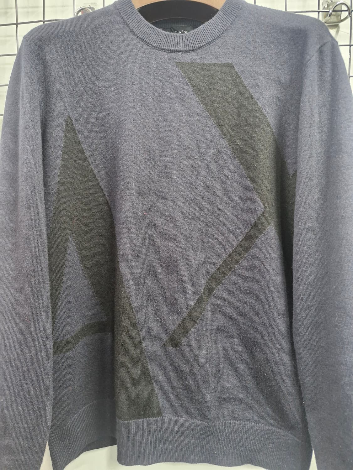 95M 알마니익스체인지 네이비 니트. 상품이미지5