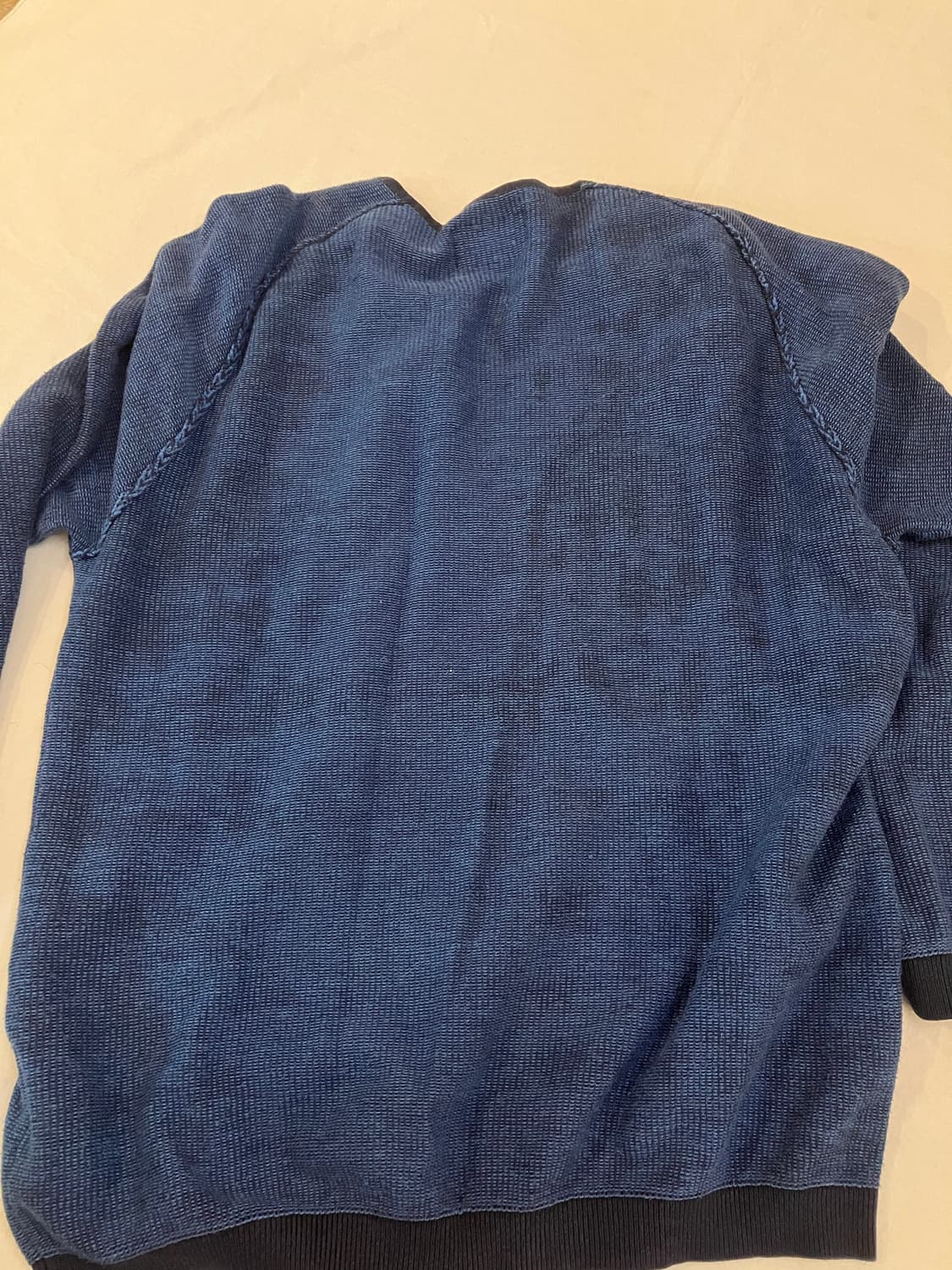 디젤 블랙 골드 모히칸 펜던트로고 와플 니트 상품이미지3