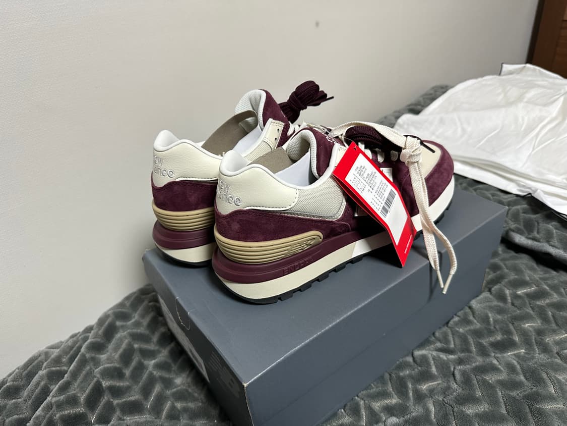[270]뉴발란스 574 버건디 새상품 상품이미지3