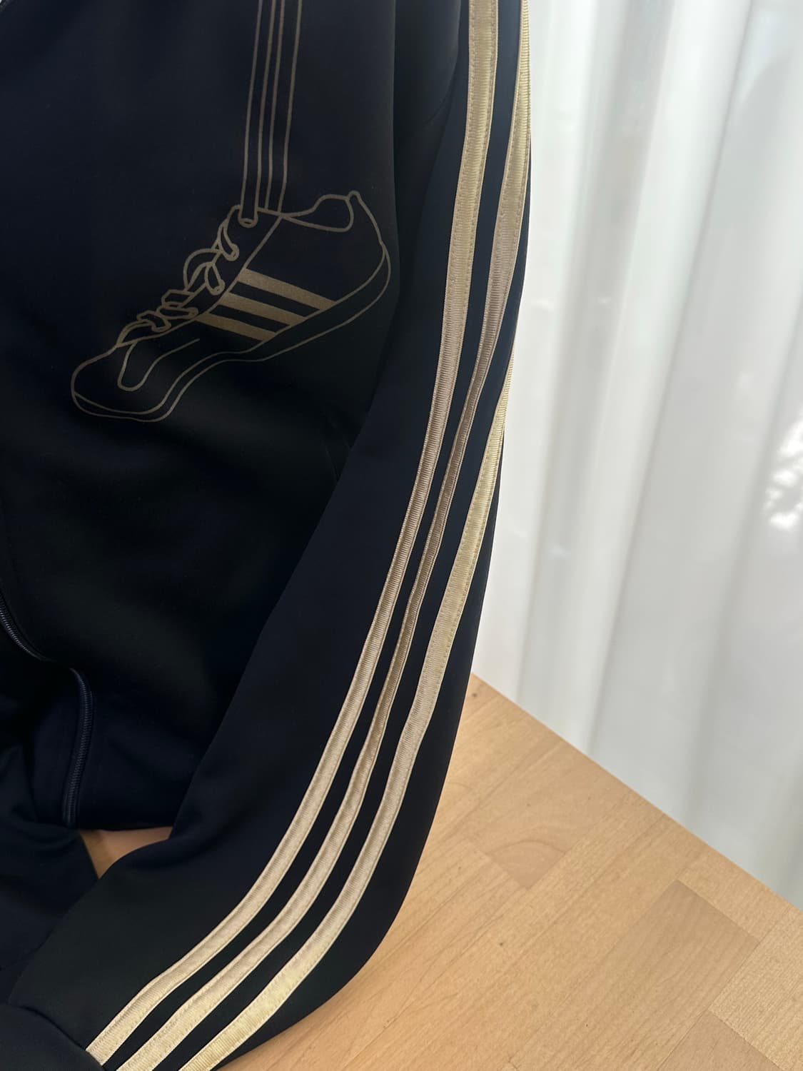 아디다스 초희귀 골드 금장 블랙 트랙탑 져지 오네갸루 stc 솜 이코 상품이미지5
