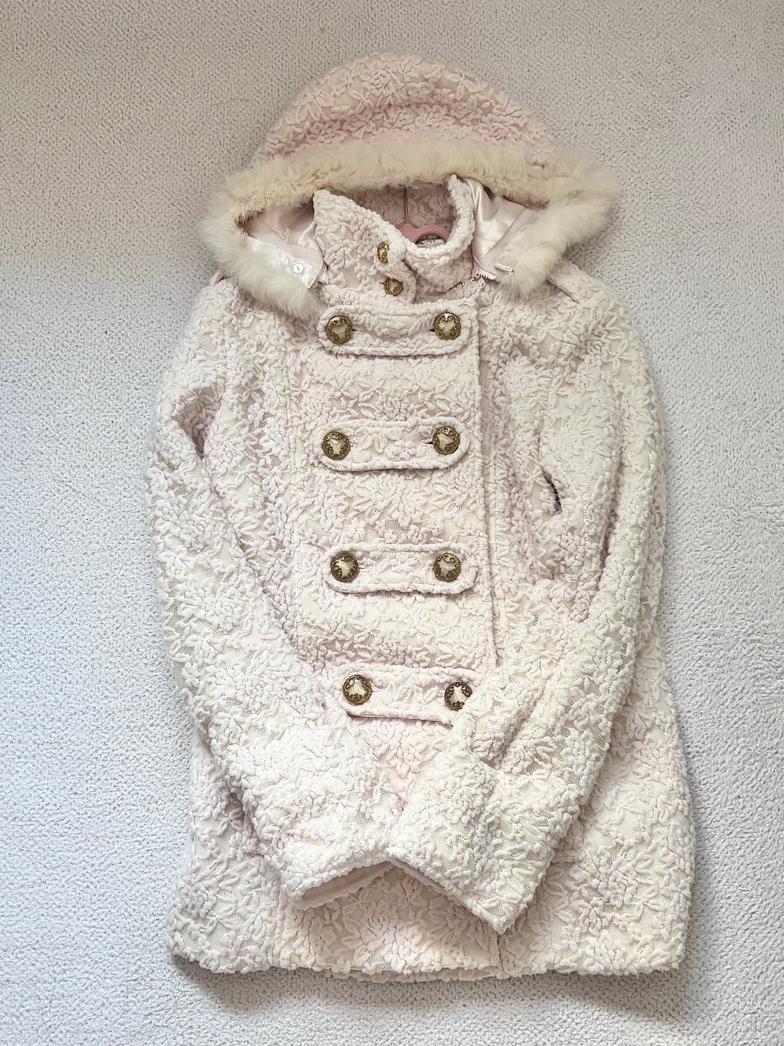 리즈리사 고전 핑크 레이스 코트  상품이미지1