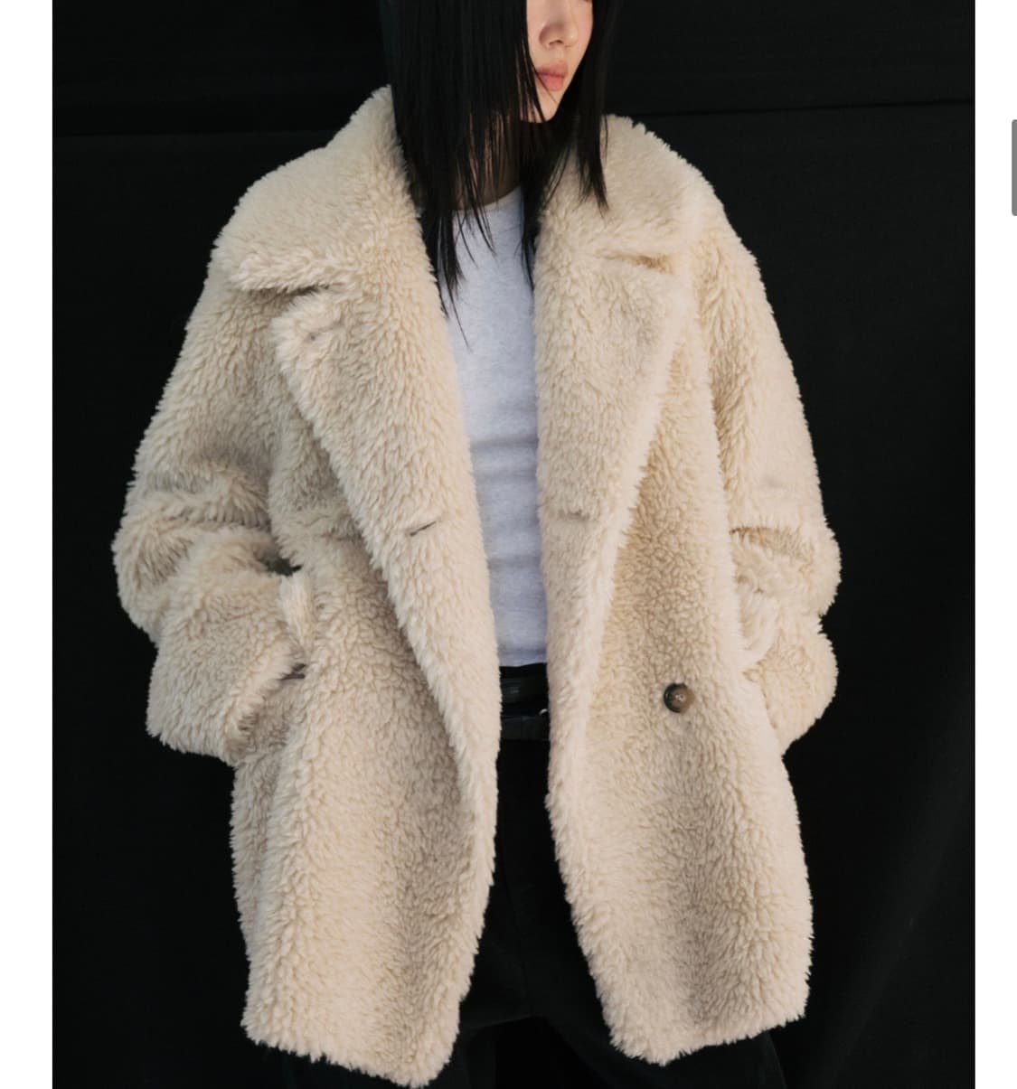 모노하 테디 퍼 자켓 상품이미지1