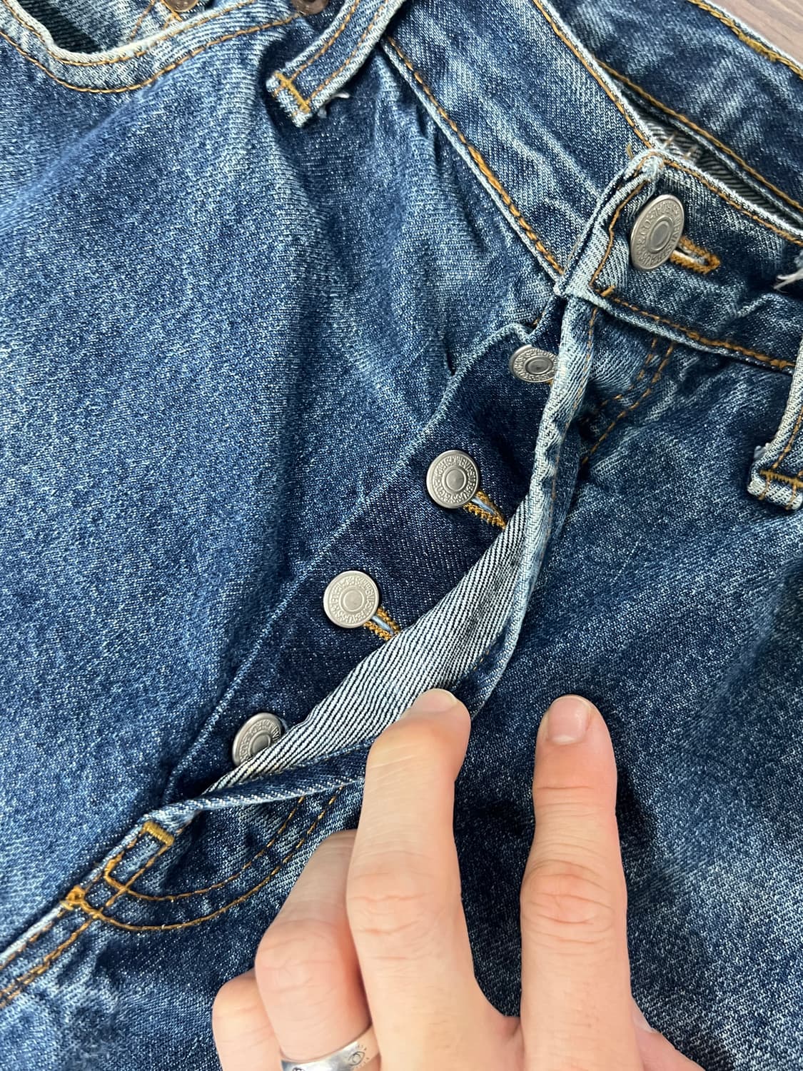 90s USA Levis 리바이스 501 스트레이트 데님 팬츠 상품이미지5