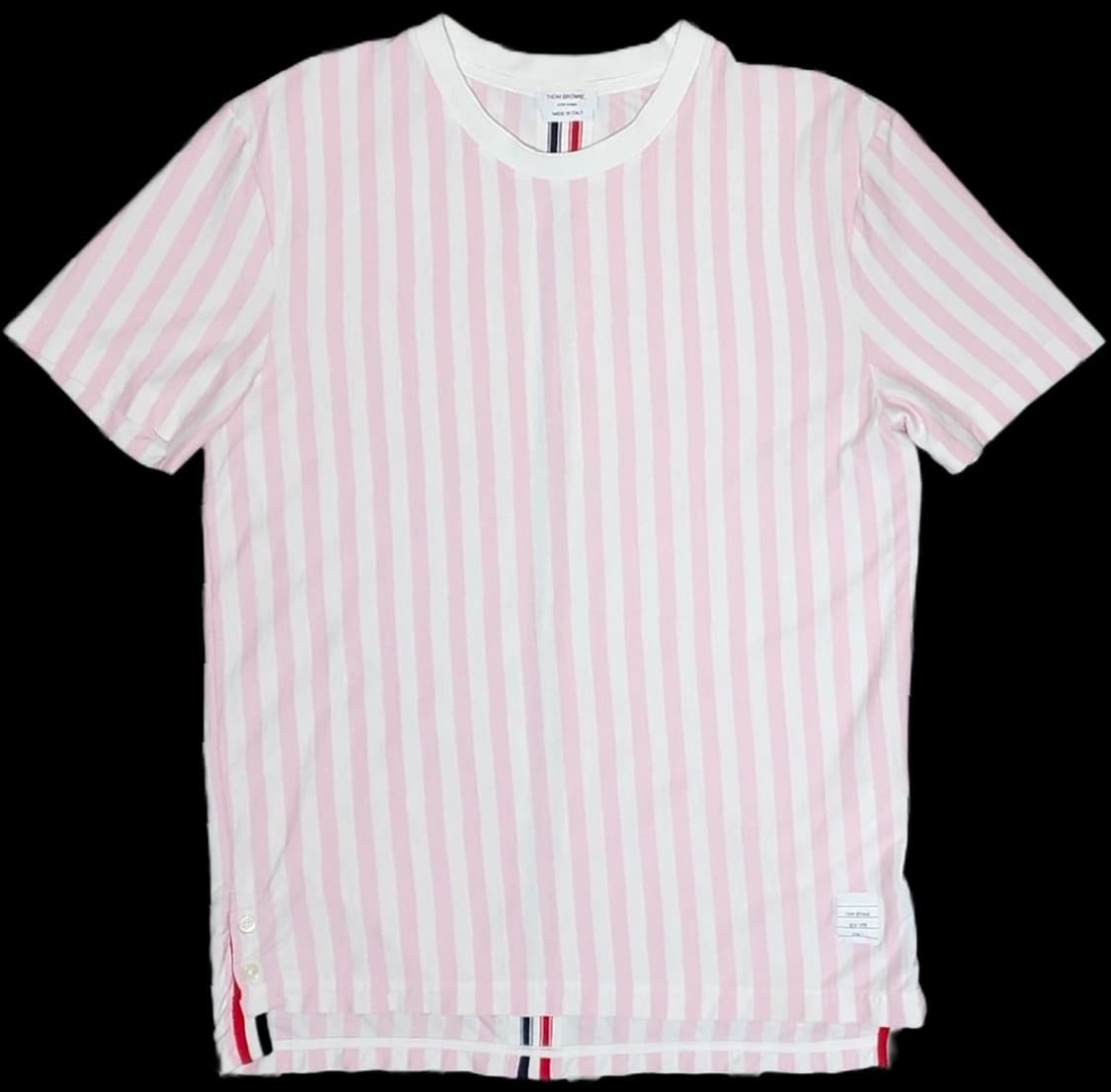 톰브라운 스트라이프 삼선 반팔티  상품이미지1