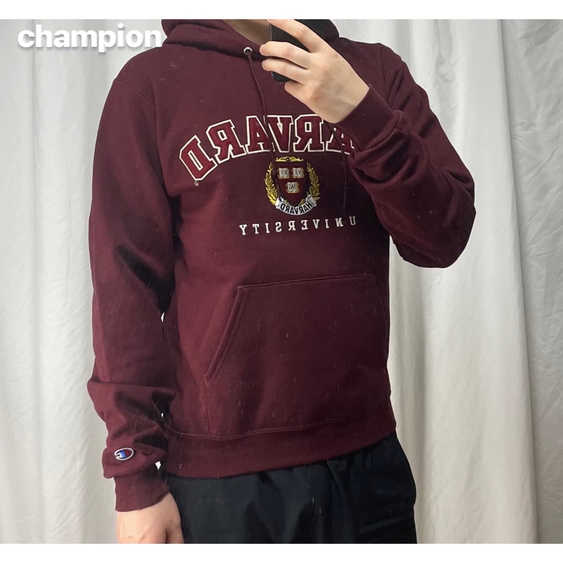 [S] 챔피온 하버드 기모후드티(새상품급,95-100) 상품이미지2