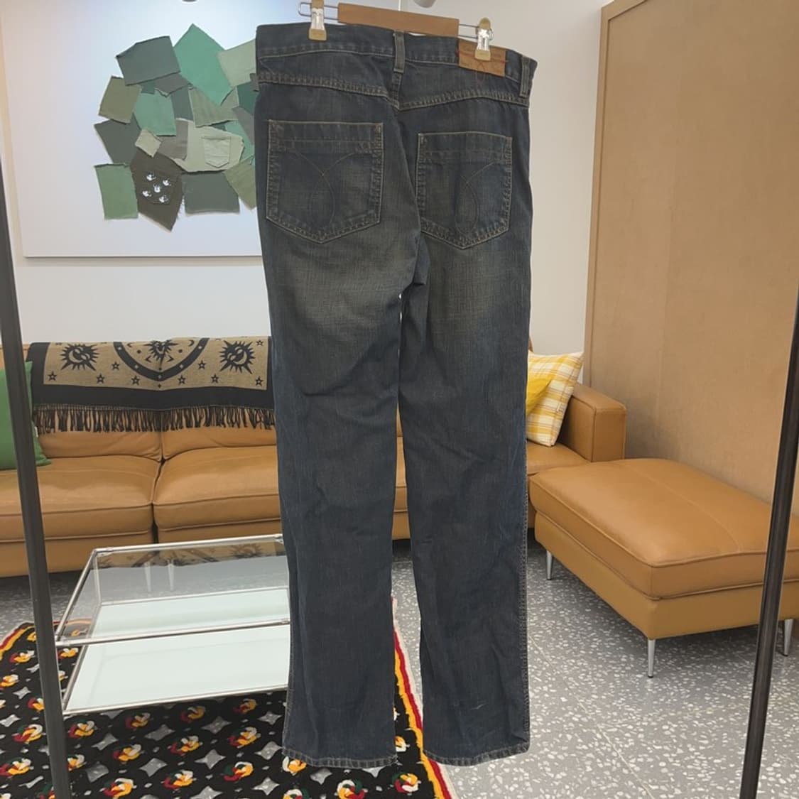 캘빈클라인 올드스쿨 빈티지 세미 와이드 데님 팬츠 31인치 C06592 상품이미지3