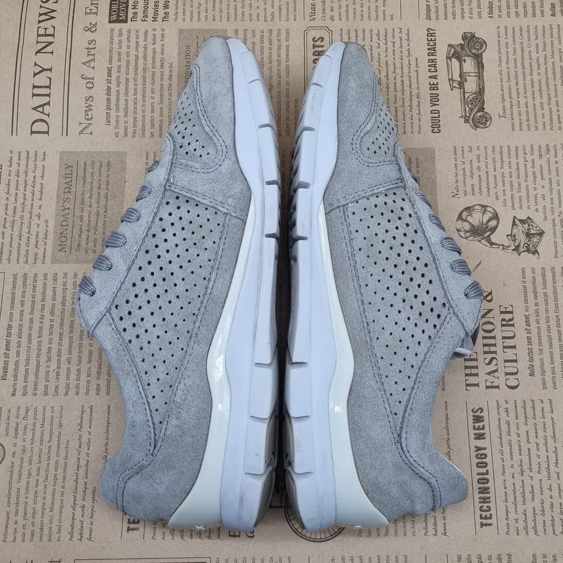 제옥스 스웨이드 여성스니커즈 240 상품이미지5