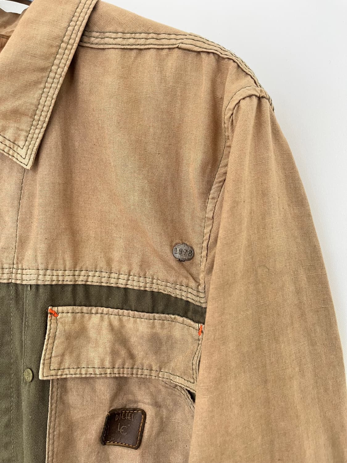 DIESEL linen blend jacket  상품이미지3