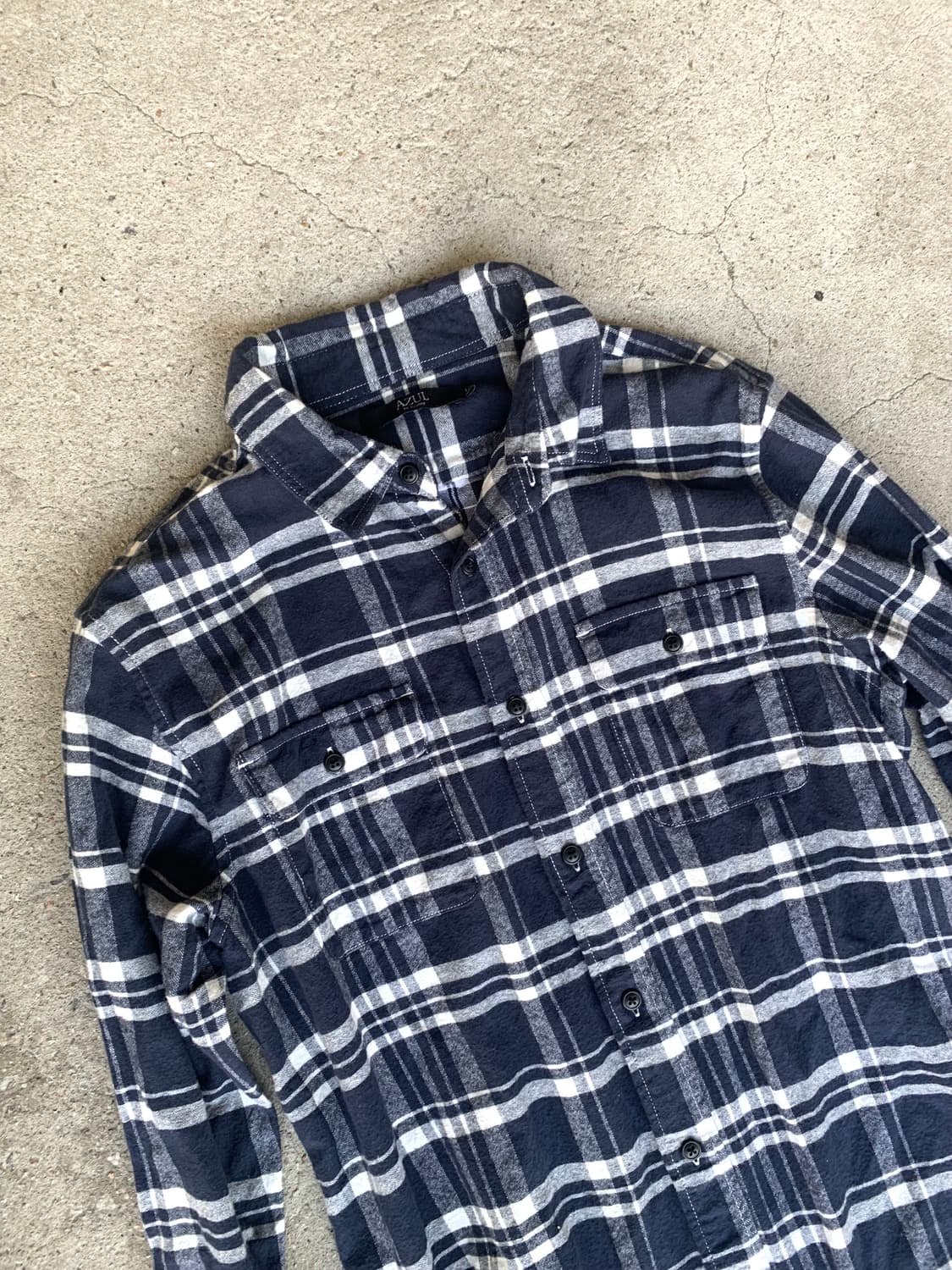 Azul back print shirt  상품이미지3
