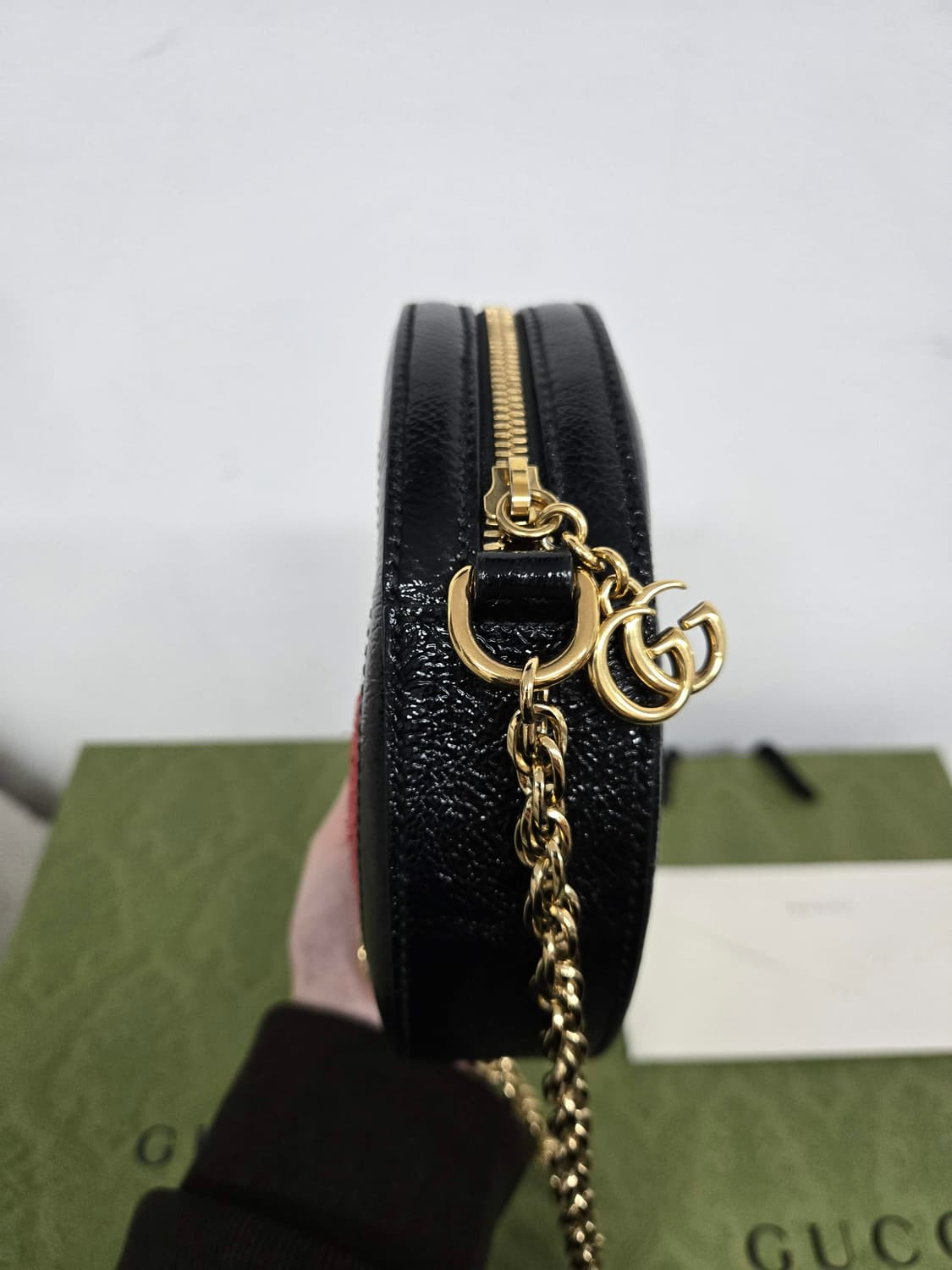 [보증서 정품] 구찌 오피디아 벨벳 숄더백 상품이미지2