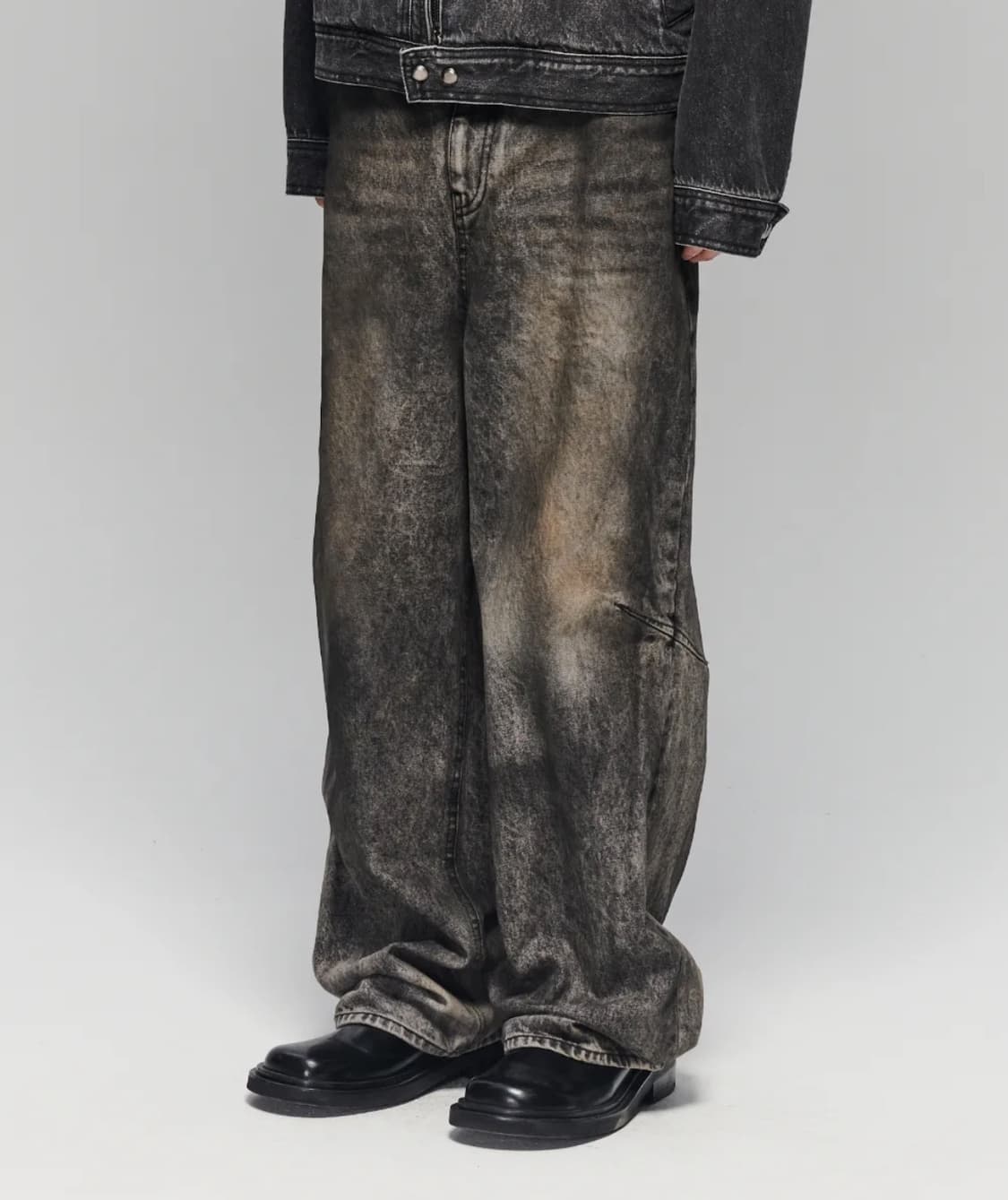 메종미네드 DART BRUSH WIDE DENIM PANTS 데님팬츠 상품이미지2