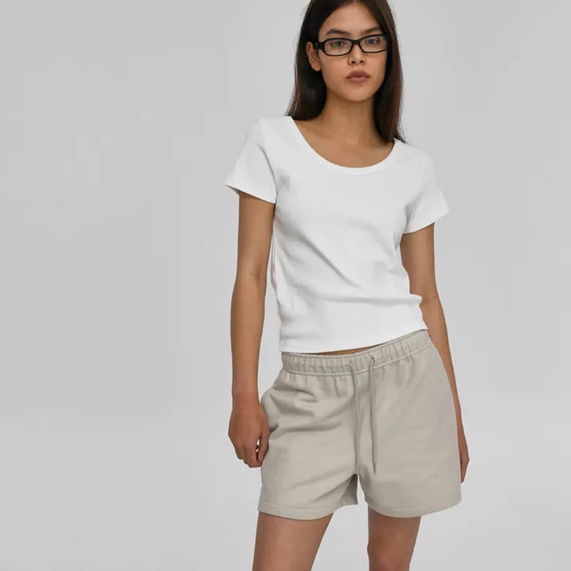 새상품)블랙업 비베이직 스탠다드 유넥 반팔티 2장 상품이미지1