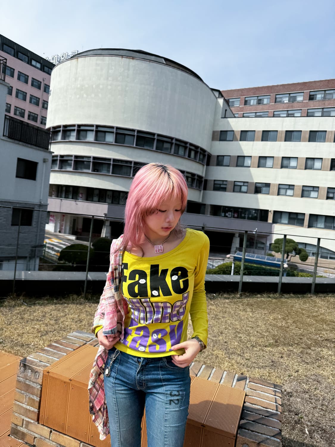 jpn키치 U넥 딱붙 롱슬리브 상품이미지3