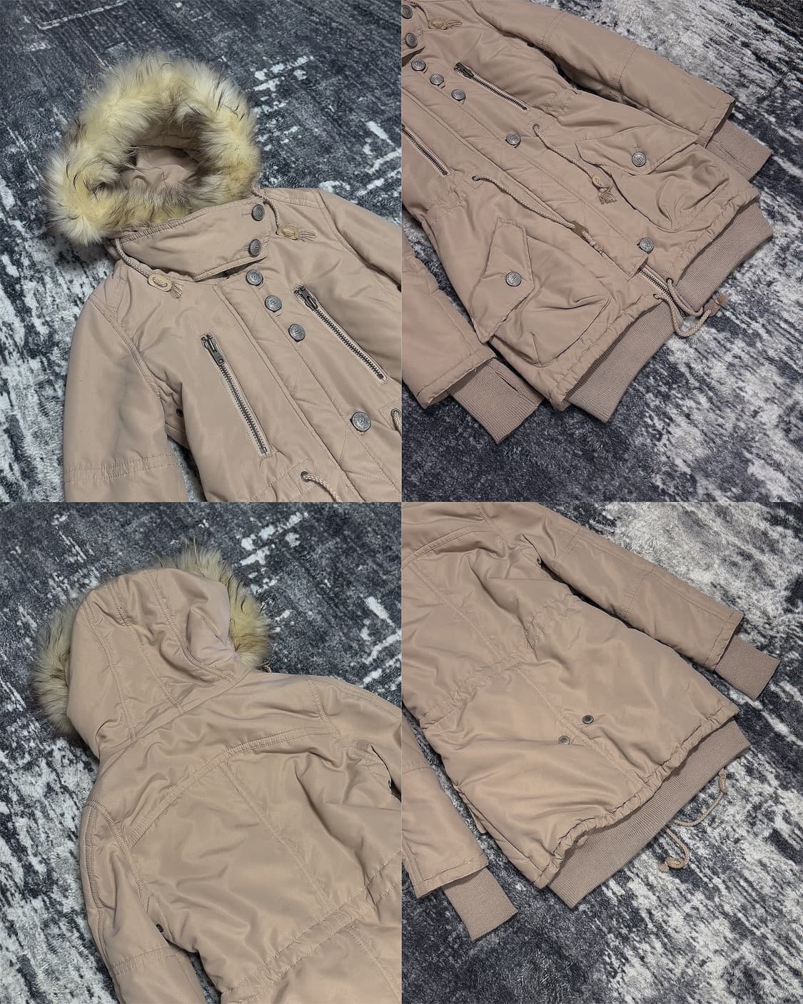 {DURAS ambient} Raccoon Fur N3B Parka 상품이미지6