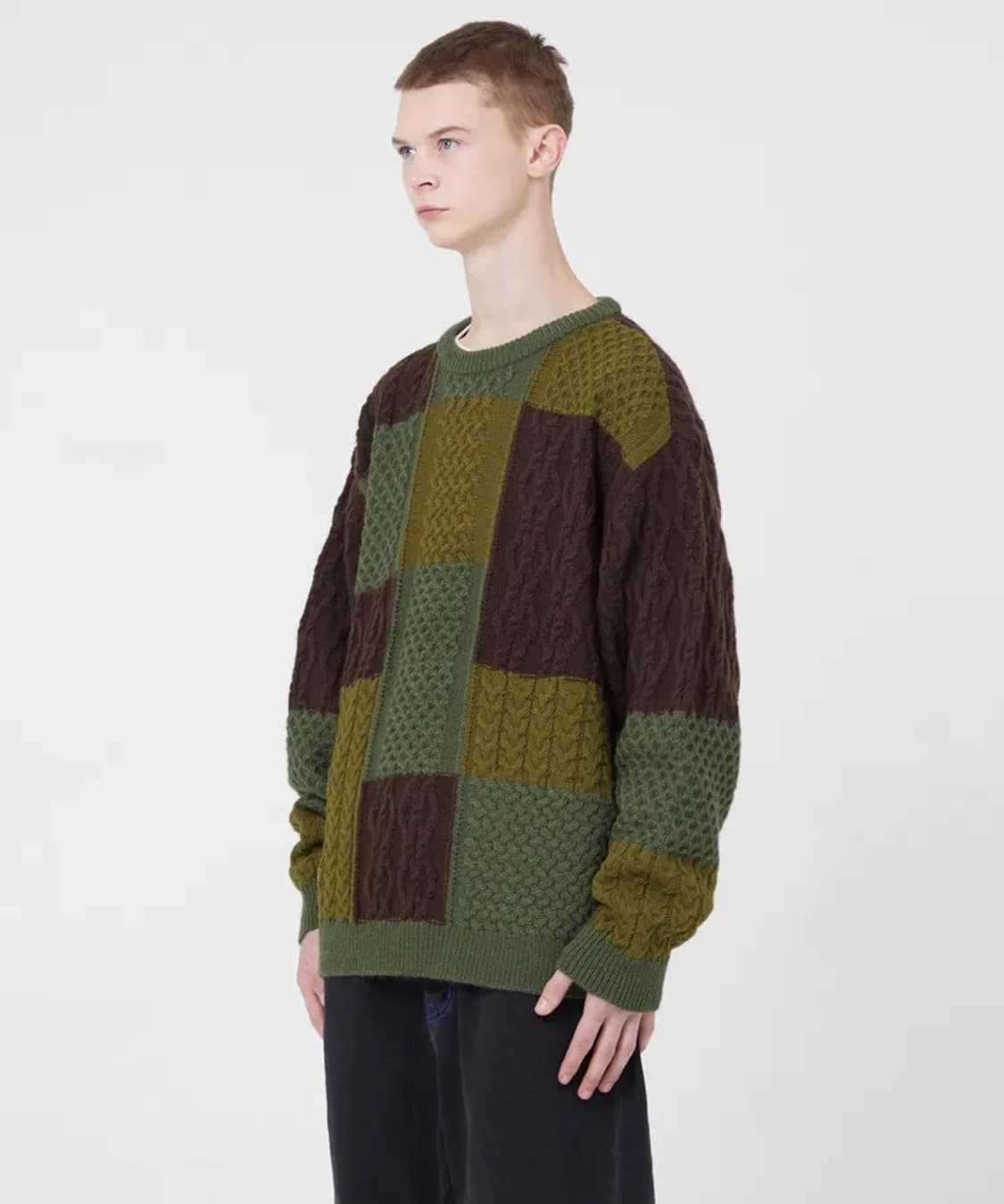 엘엠씨 니트 L LMC MULTI CABLE KNIT SWEATER kh 상품이미지7