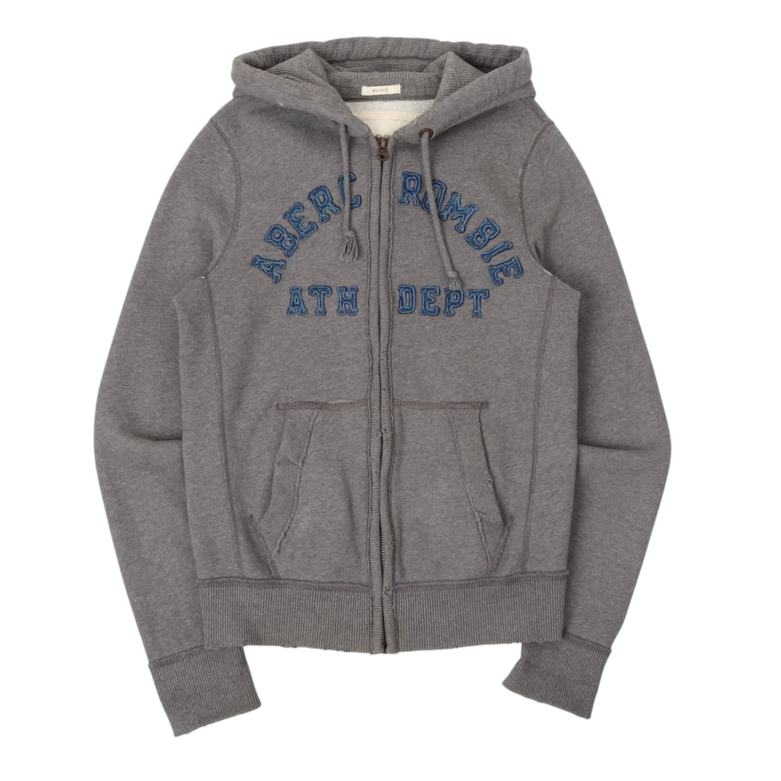 아베크롬비 그레이 아치로고 후드집업 상품이미지1