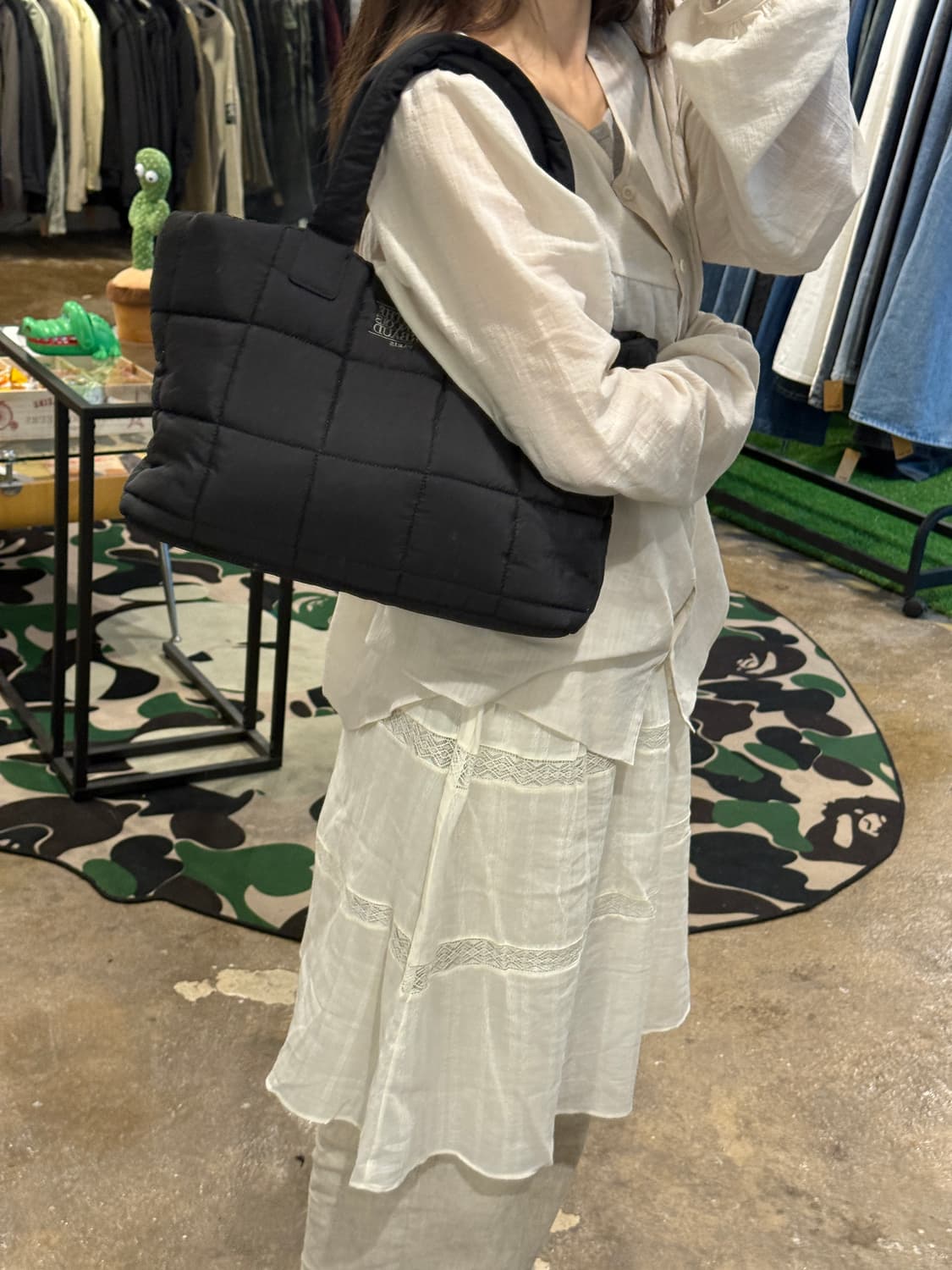 마리떼 프랑소와 저버 클래식 로고 패딩 토트&숄더백 상품이미지2