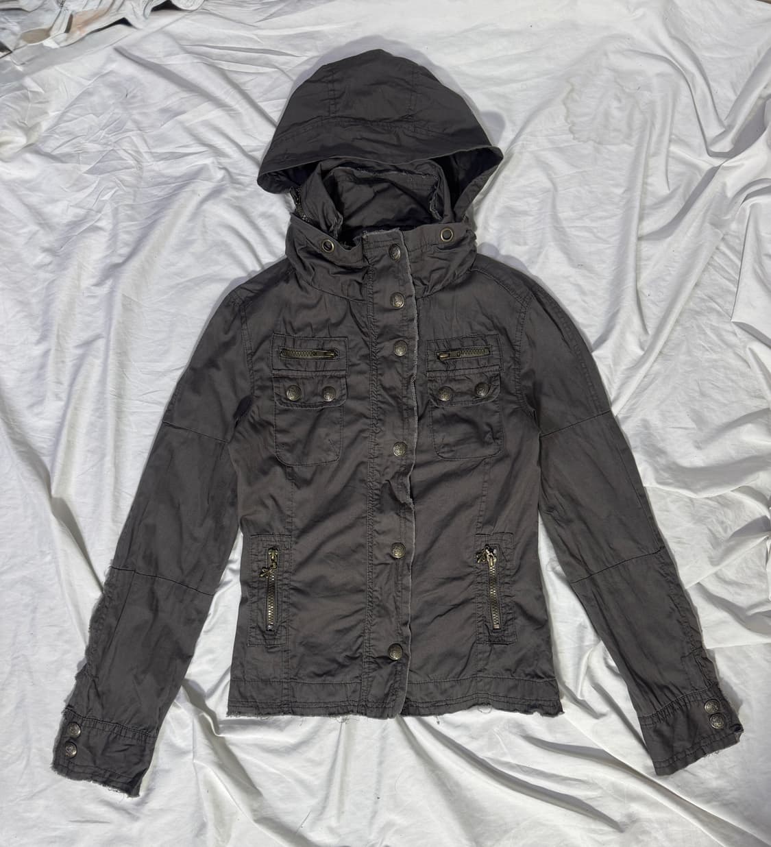 Sky bomber 보노 타입 밀리터리 후드 자켓 y2k lgb goa 상품이미지1