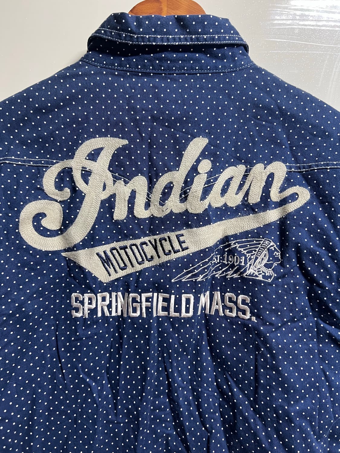 인디언 모터사이클 웨스턴 자수셔츠 상품이미지7