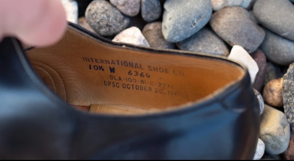 80s us army Oxford 서비스슈즈 상품이미지4