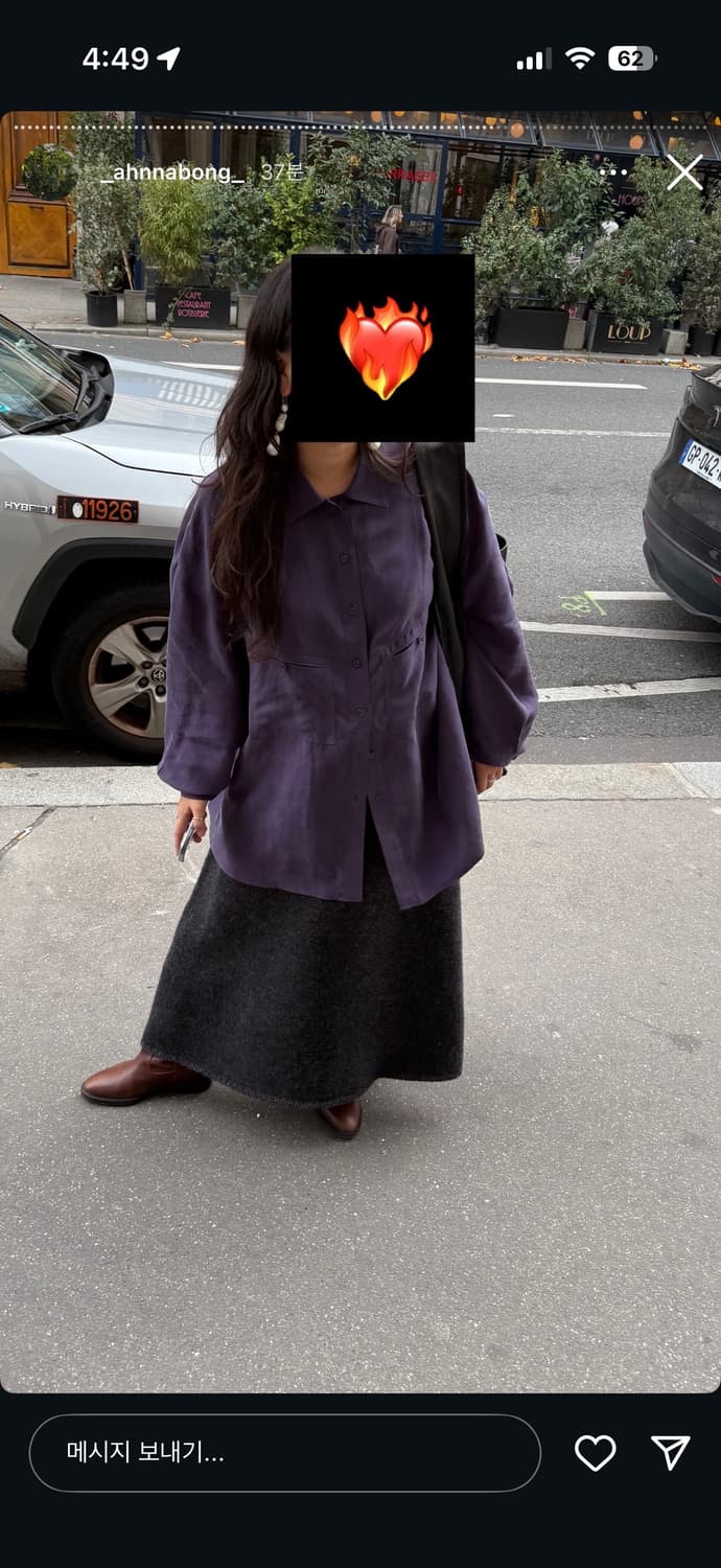 에토스 큐프라 블라우스 퍼플 상품이미지8