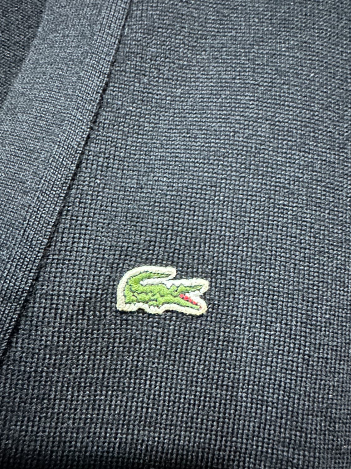 라코스테 가디건 4사이즈 블랙 상품이미지4