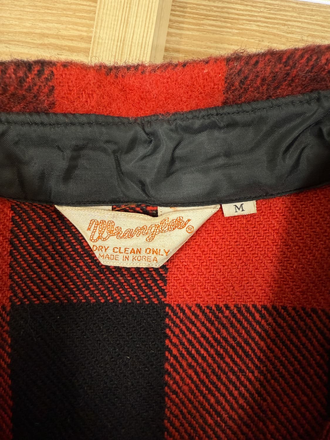 랭글러 90s 매키노 울 체크 셔츠 상품이미지6