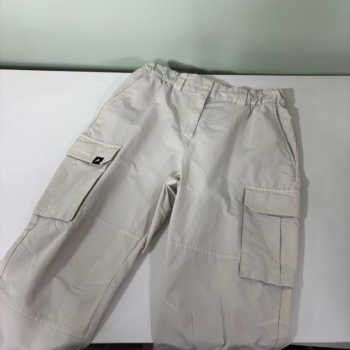 우먼S-M 네파 아이보리 기능성 나일론 카고 조거팬츠 상품이미지1