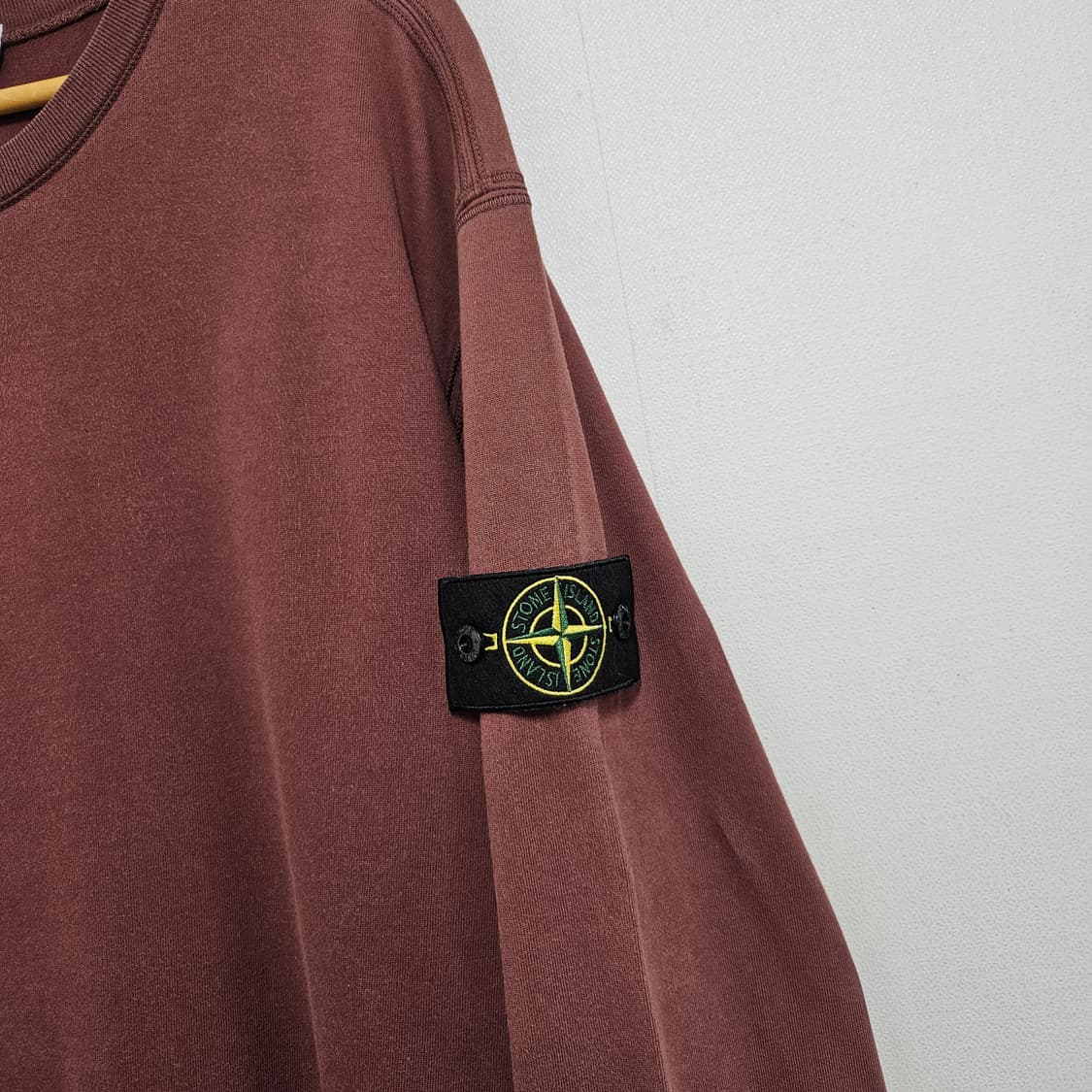 3XL 스톤아일랜드 다크버건디 롱슬리브 상품이미지2