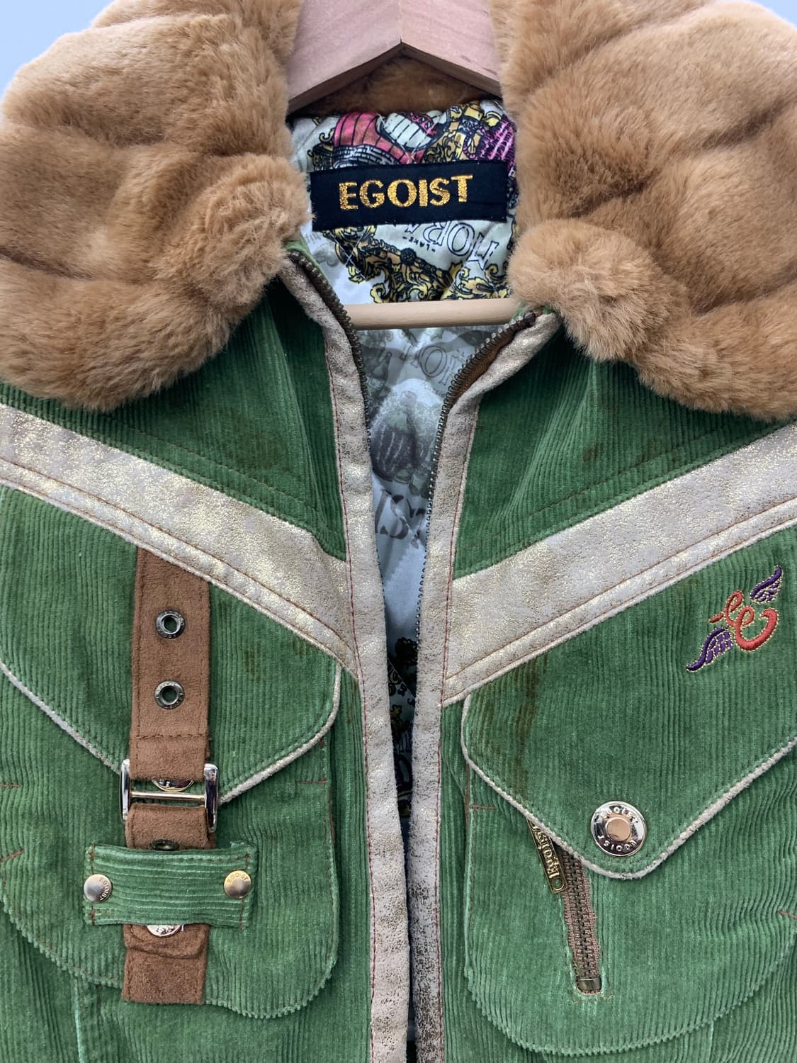 이고이스트 y2k 크롭 퍼 자켓 상품이미지6