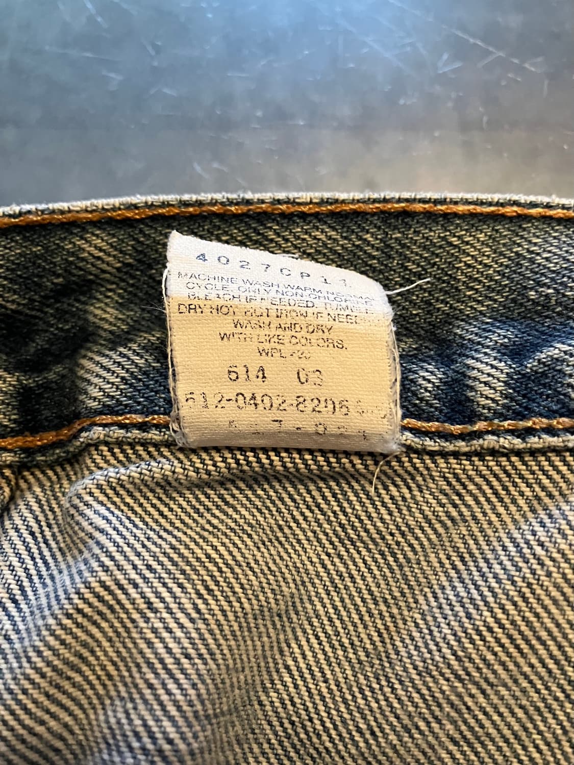 90s USA Levis 517 Boot Cut Denim Pants 상품이미지10