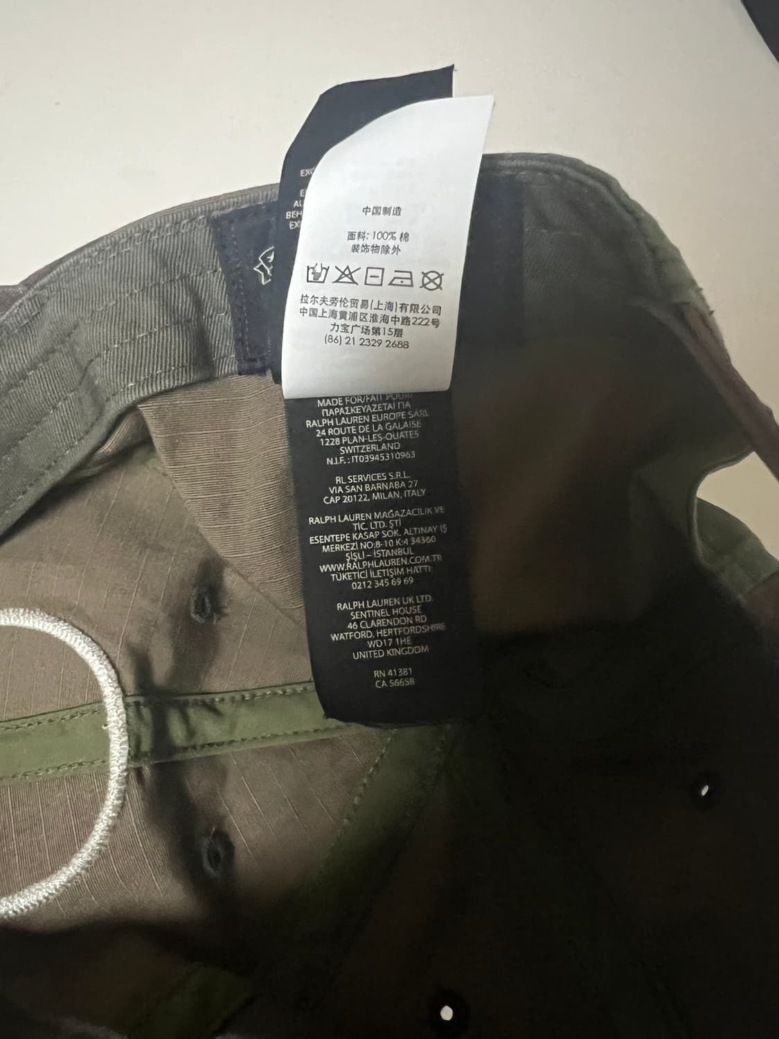 RRL 카모 윙로고 모자 상품이미지4