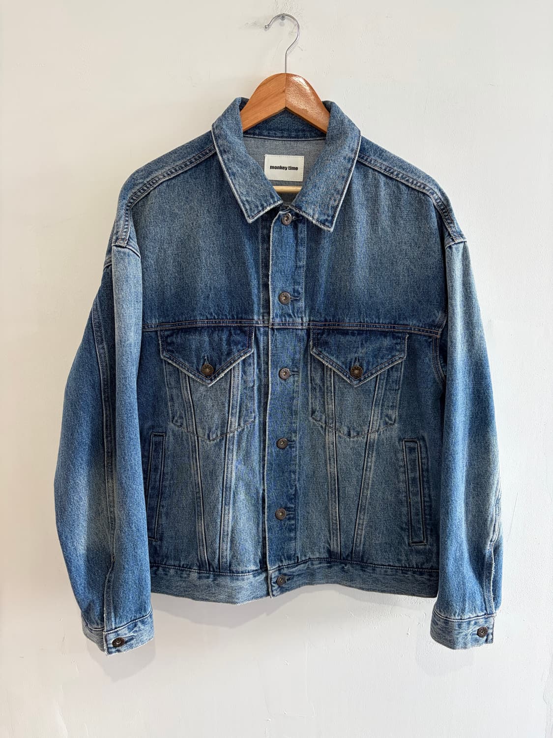 몽키타임  데님 트러커 자켓 상품이미지1