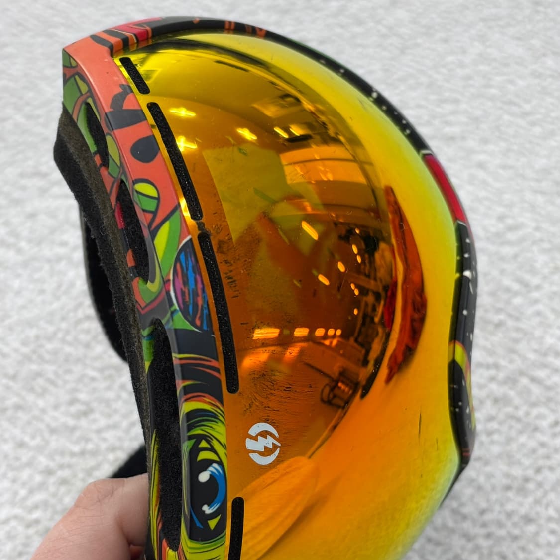 F 빈티지 겨울 스키 스노우 고글 0415E 상품이미지3