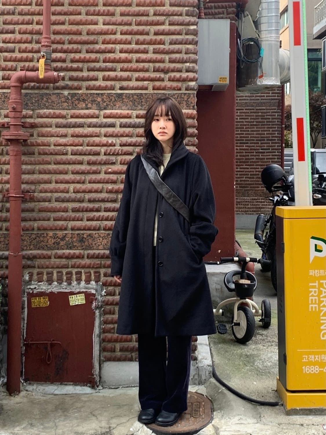 쉬이즈큐트 커들코트 블랙 상품이미지1