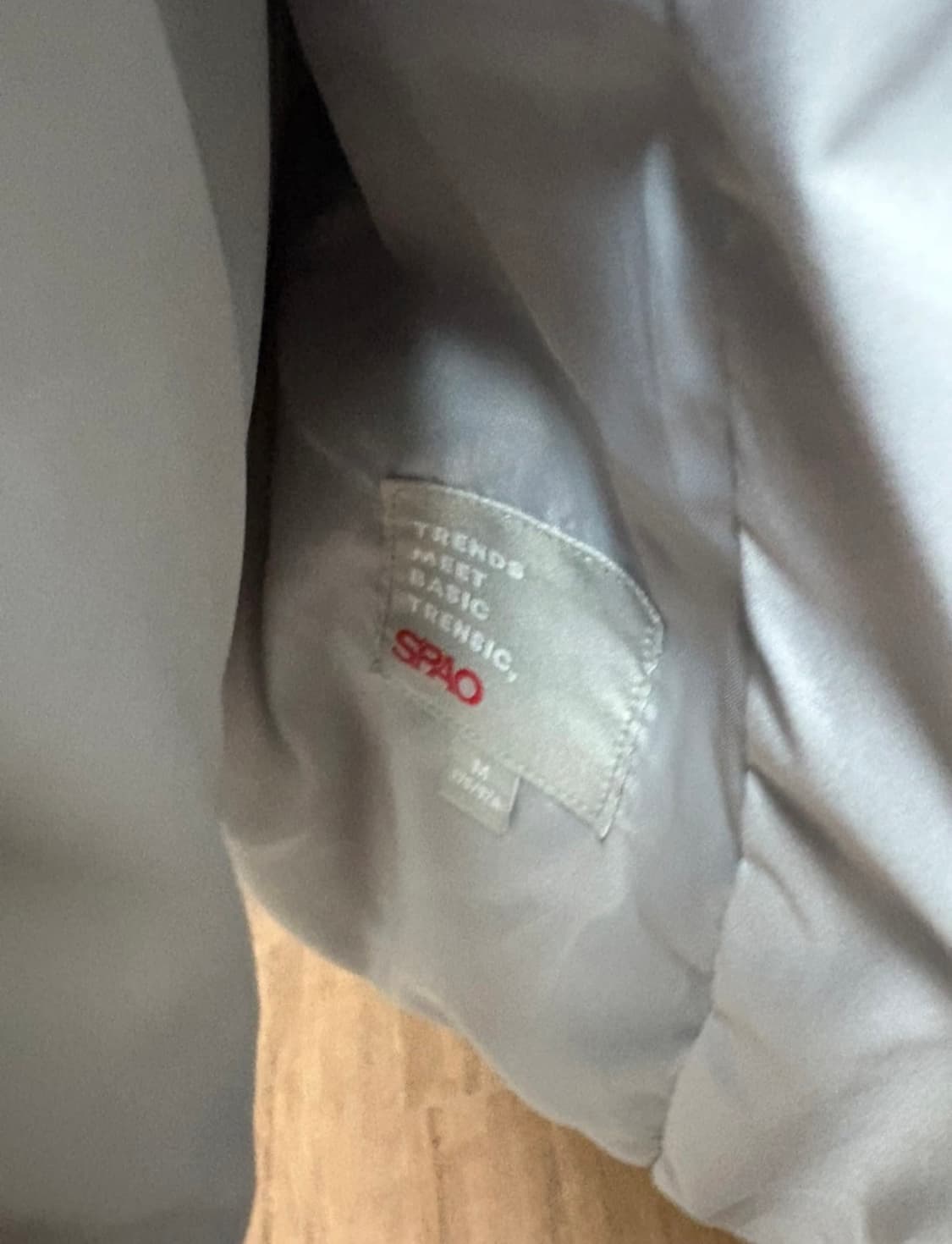 스파오 숏패딩 두개 묶음판매 블랙+회색 셋트 상품이미지6