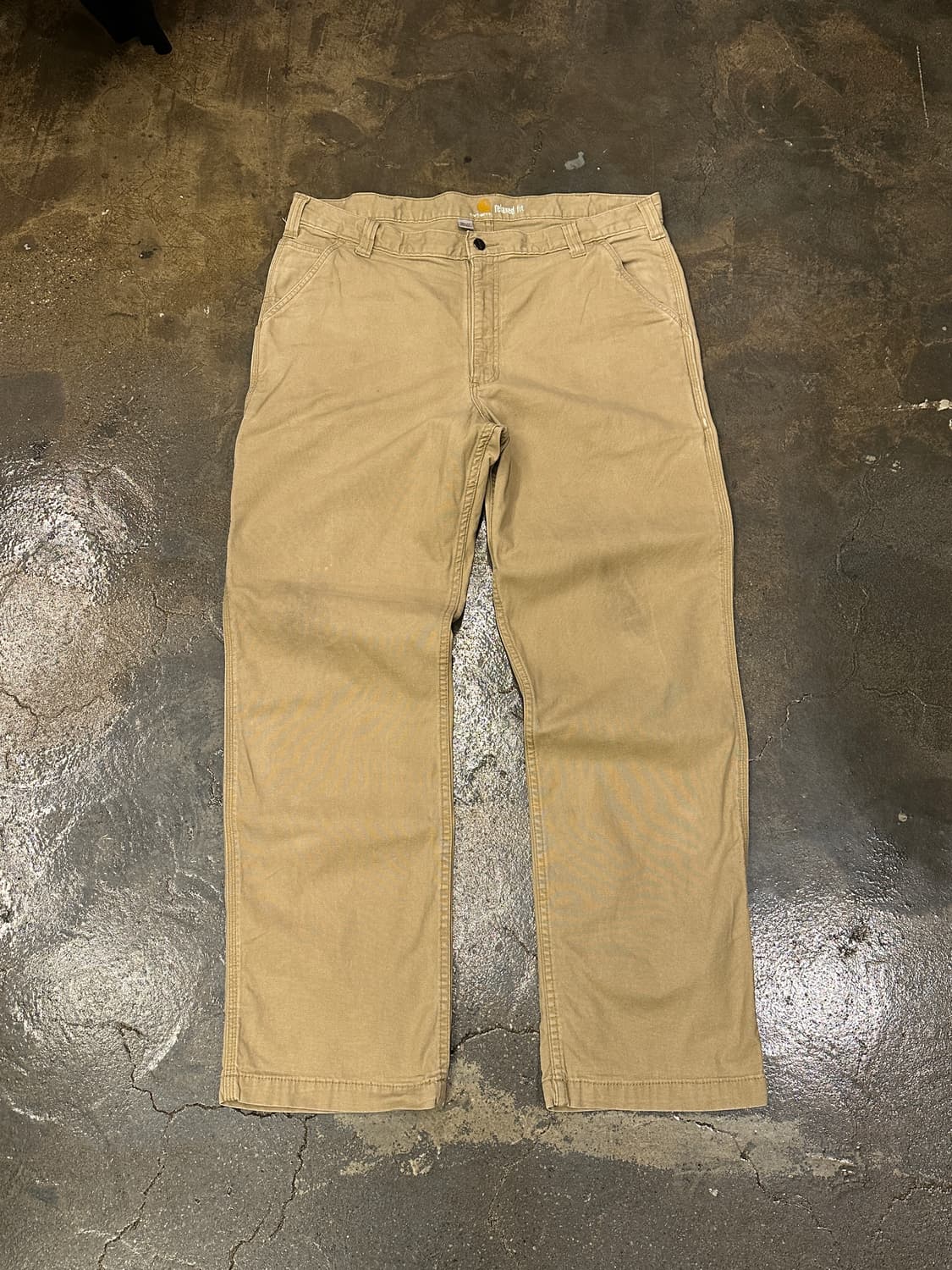 칼하트 릴랙스핏 베이지 카펜터 코튼팬츠 38x32 상품이미지1