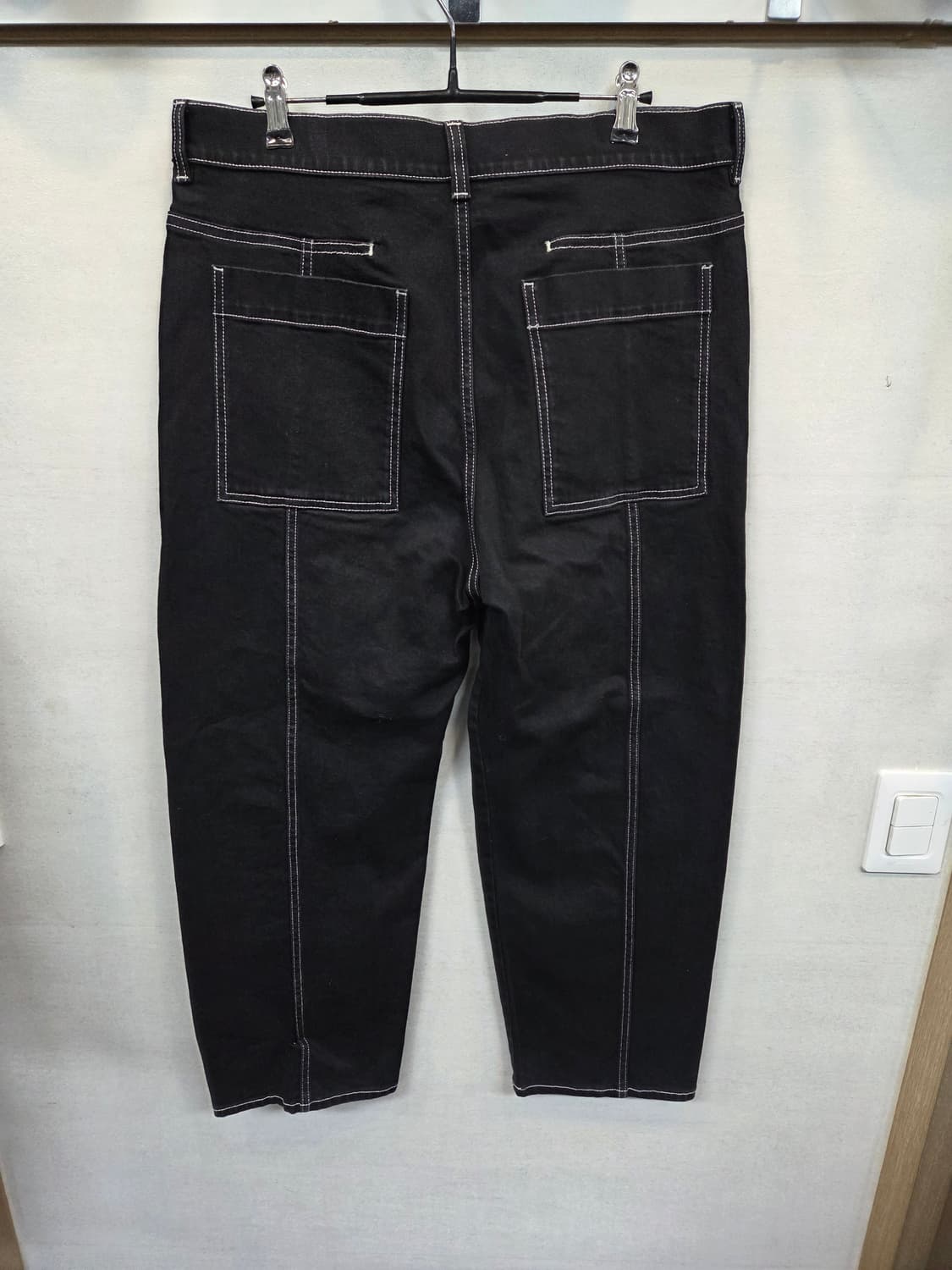 코스 탑스티칭 절개 데님팬츠 대략 34 35 릴렉스드핏  상품이미지2