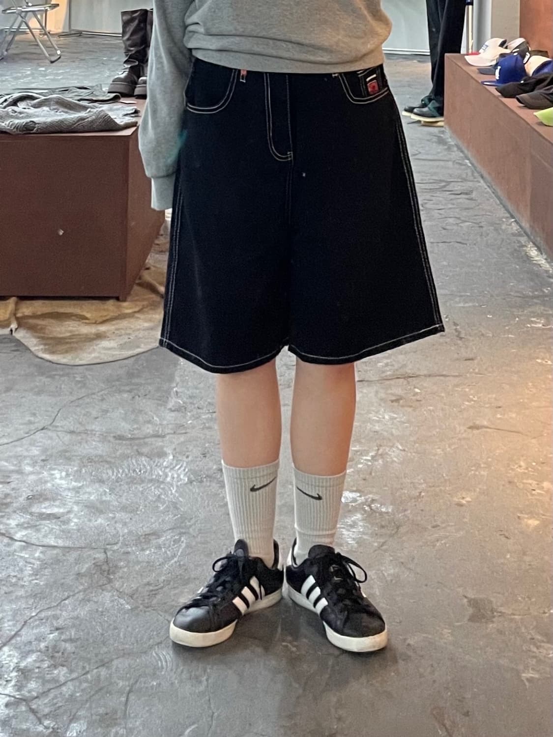 진코 데님 반바지 H589 상품이미지1