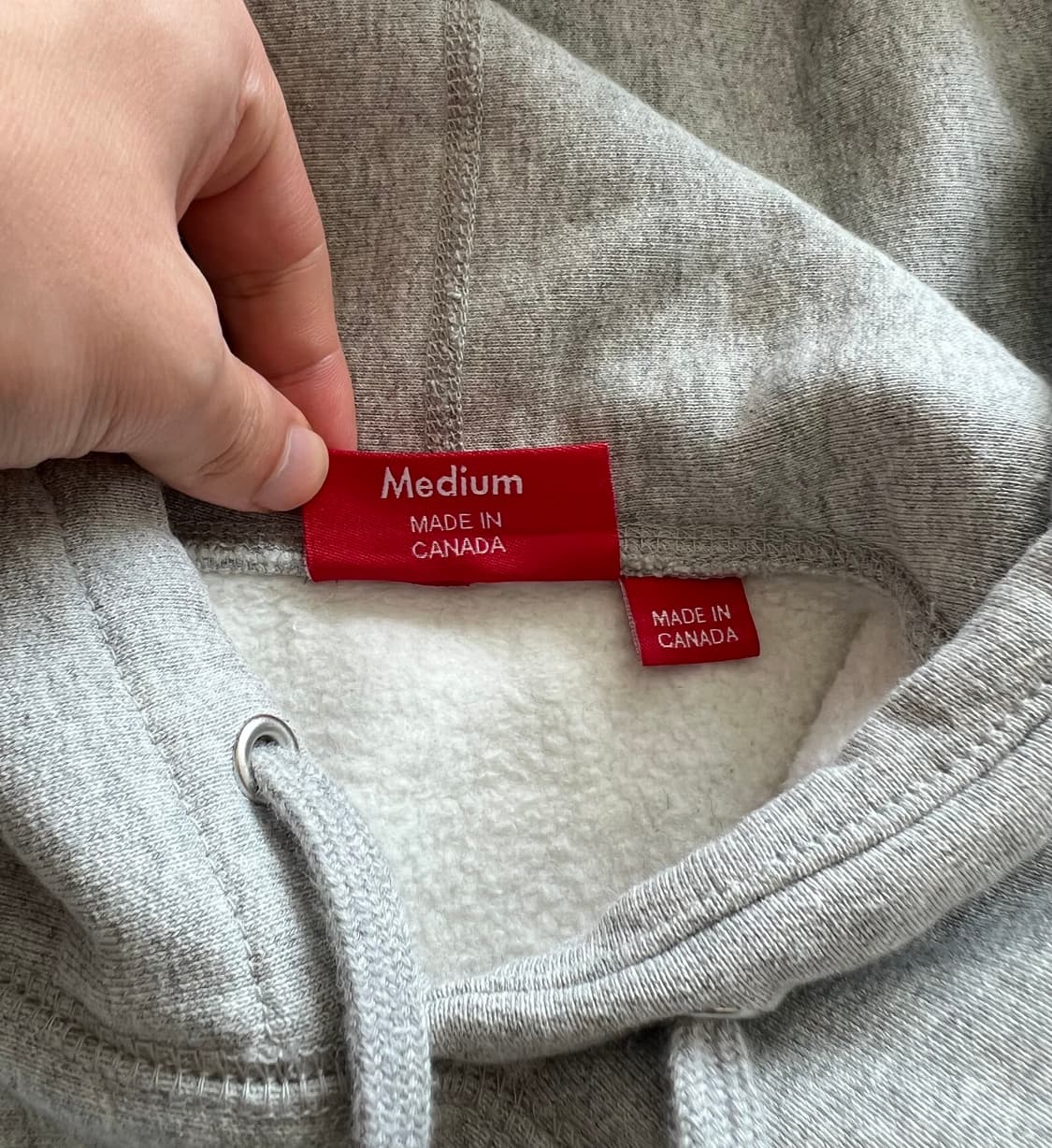 슈프림 반다나 박스로고 후드 헤더 그레이 M 상품이미지3