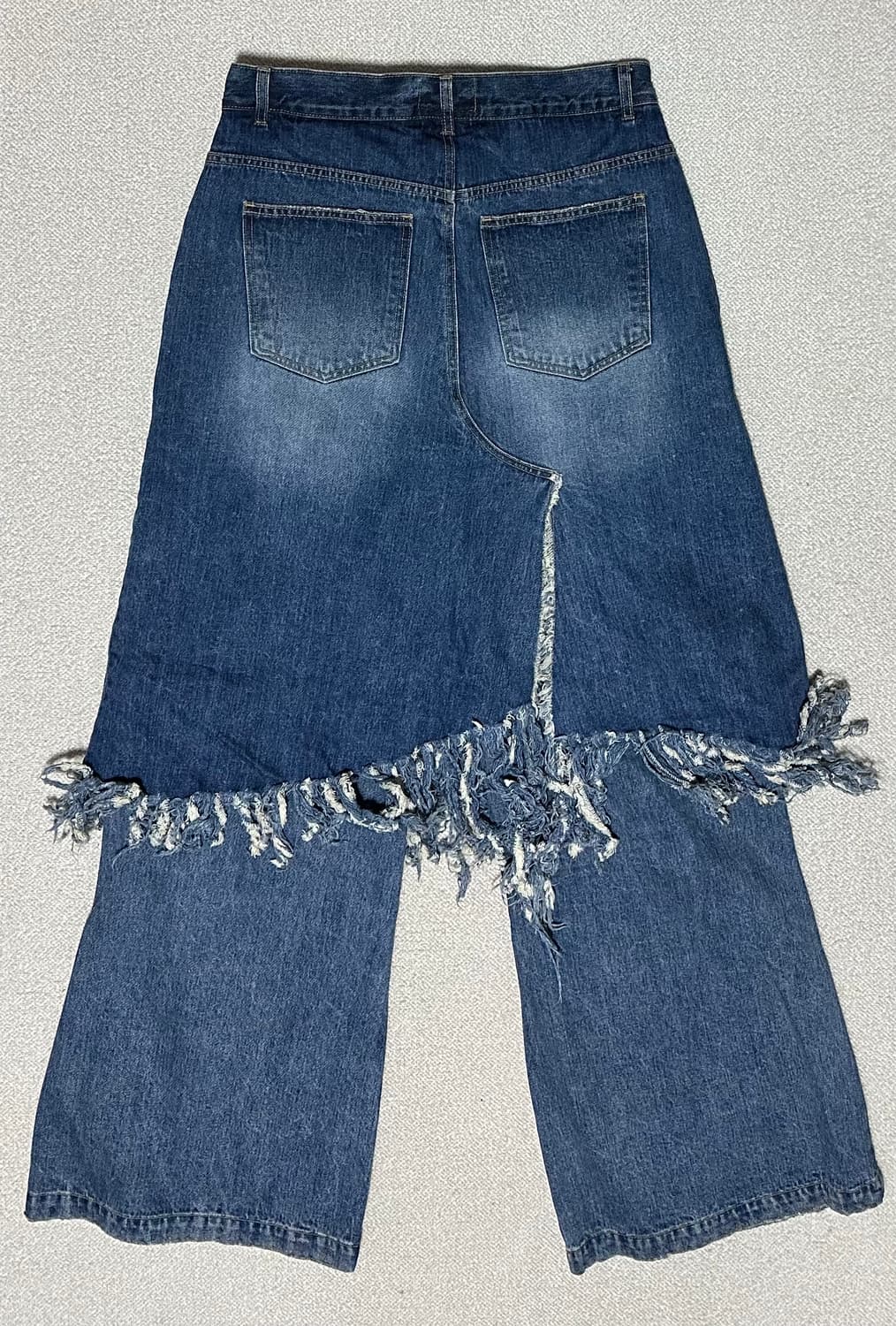 선데이오프클럽 레이어드 데님 팬츠 상품이미지4