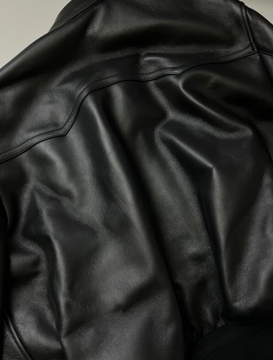 [S] 렉토 70's benn 벤 램스킨 레더 봄버 상품이미지7