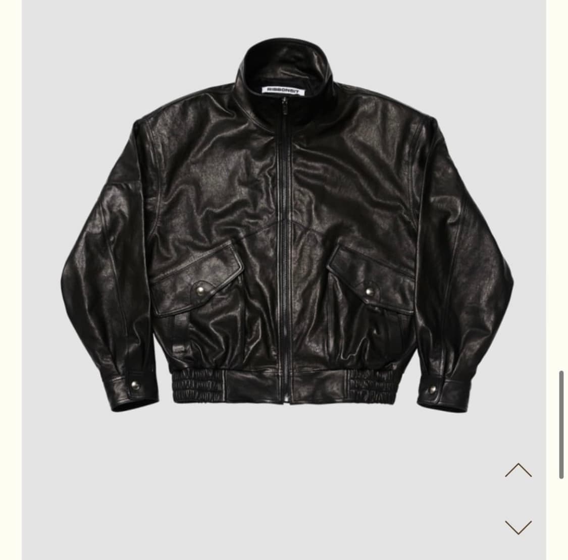 리본빛 fitz 레더자켓 상품이미지1